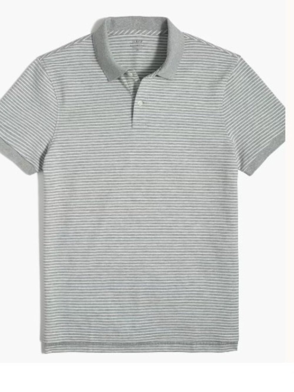 Mens J.Crew Flex Pique Polo Shirt Size L